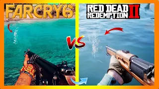 Far Cry 6 Vs Red dead Redemption 2 - Which game is best ? | attention to detail comparison 🔥