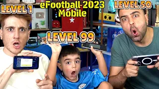 OĞLUM CİHANGİR EMJANA EFOOTBALL MOBİLE 2023 ÖĞRETİYOR ! PRO - ORTA - NOOB ! ŞOK OLDUK !