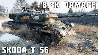 Škoda T 56 • 8,8K DAMAGE 4 KILLS • World of Tanks