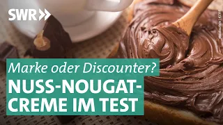 Nutella, Nusskati & Co. - Welche Nuss-Nougat-Creme schmeckt am besten? | Marktcheck SWR
