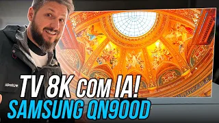 FAZ TODA DIFERENÇA! TV 8K da Samsung traz IA de ponta | Neo QLED QN900D