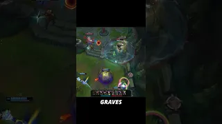 그레이브즈 펜타킬 하는 장면 Graves Pentakill #shorts