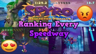 Ranking Every Speedway Worst To Best | Spyro Reignited Trilogy