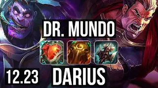 DR. MUNDO vs DARIUS (TOP) | 13/1/6, Legendary, 400+ games | EUW Master | 12.23