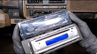 1988 Nissan Pickup Truck D21 - Radio Replacement - Aftermarket Radio Install - Bluetooth - USB