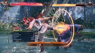 Hwoarang JFSR max damage combo without rage Tekken 8