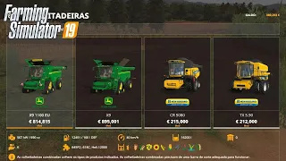 ESCOLHENDO A NOVA COLHEITADEIRA DA FAZENDA! || AGRONÓPOLIS || FARMING SIMULATOR 19 || #106 G29