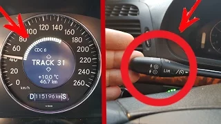 Mercedes W211. Hidden function of Cruise Control