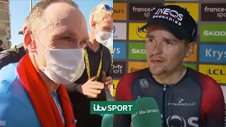 Tom Pidcock and Chris Froome following epic performances on Alpe d'Huez | 2022 Tour de France