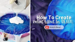 How To Create The Crushed Velvet Effect In RESIN With A Twisted!