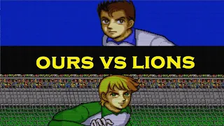 Tecmo Cup genesis Hacked Ours vs Lions