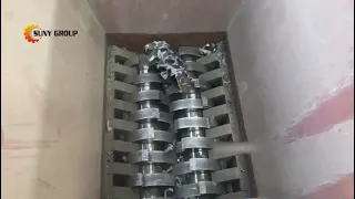 Car Engine Shredder/Engine Block Shredding Machine/Double Shaft Metal Shredder