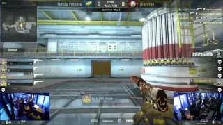 s1mple quad kill in the first pistol round