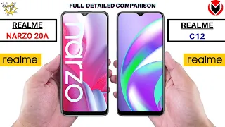 REALME NARZO 20A VS REALME C12 _ Full Detailed Comparison _Which is best?