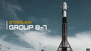 🔴 EN DIRECT LANCEMENT SPACEX STARLINK GROUP 8-7 ( Fusée FALCON 9 - Lancement spatial )