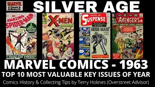 SILVER AGE Marvel Comics 1963 Top 10 Most Valuable key issues comic book investing Spider man X men