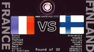 osu! World Cup 2021 France vs Finland (round of 32)