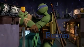 TMNT 2012~Leonardo~Runnin`