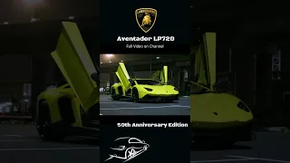 Lamborghini Aventador LP720 4w V12  |  50th Anniversary Edition  |  Titanium Valvetronic Exhaust