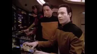 Data drops the shields