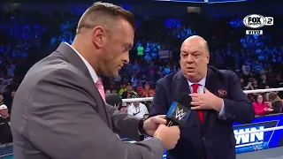 Nick Aldis Confronta Jimmy Uso, Solo Sikoa, Paul Heyman & Roman Reigns - WWE SmackDown 12/1/2024