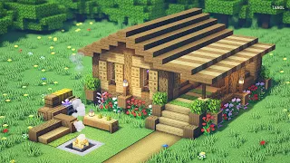 ⚒️ Minecraft | How To Build a Luxury Survival Wooden House