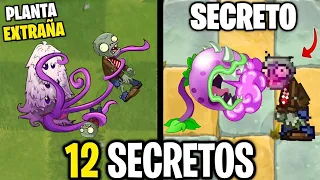 12 SECRETOS que DEBES DE SABER en Plantas vs Zombies 2