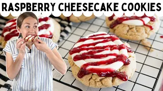 Crumbl Raspberry Cheesecake Cookie Recipe