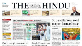 20 January 2021 | The Hindu Newspaper Analysis | Current affairs 2020 #UPSC #IAS #Todays The Hindu