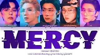 Monsta X (몬스타엑스) - 'Mercy' Lyrics (Color Coded_Han_Rom_Eng)