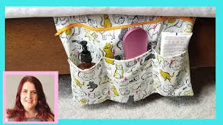 SEW A  BED CADDY, sewing projects for the beginner on your sewing machine sewing tutorial