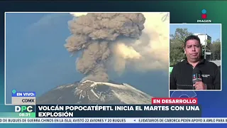 Volcán Popocatépetl registra explosión | DPC con Nacho Lozano