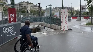 ‘Obstacle course’ for the disabled: Can Paris transport be made accessible in time for the Olympics?