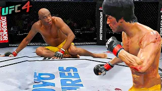 Bruce Lee vs. Anderson Silva |  Brazilian-American MMA (EA sports UFC 4)