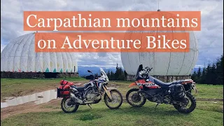 Off-road Motorcycle Adventure in Carpathian Mountains | KTM 990 & Honda Africa Twin CRF1000L
