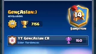 OKÇU KRALİÇEYİ MAXLAYIP KÜRESEL İLK 10 A GİRİYORUZ ZORLU MAÇLAR (1 HP ) 😁🔥/ #clashroyale #türkçe