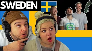 AMERICANS React to SWEDEN - Geography Now!