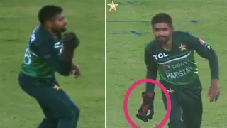 Babar azam gloves finding | 5 penalty runs | PAK vs WI 2022