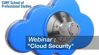 Data Analytics Webinar: Cloud Security