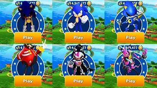 Sonic Dash - Metal Sonic vs Sonic.EXE vs Sonic defeat All Bosses Zazz Eggman All Characters Unlocked