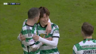 Kyogo Goal vs Rangers 30th Dec 2023 Celtic, 古橋 亨梧