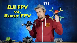 DJI FPV vs. RACER FPV | recenzja, porównanie,  test zasięgu