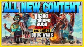 All New Content in GTA 5 Online Los Santos Drug War DLC - GTA 5 New Clothes, Vehicles & More