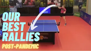 Best table tennis points by Pingponged TV hosts Galia Dvorak and Matilda Ekholm, winter 2020-2021