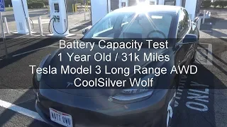 Model 3 Long Range 1 Year Capacity Test