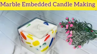 DIY DESIGNER CANDLE At Home | Paraffin Wax Candle