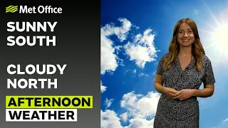 02/06/24 – Unsettled in the north, fine south – Afternoon Weather Forecast UK – Met Office Weather