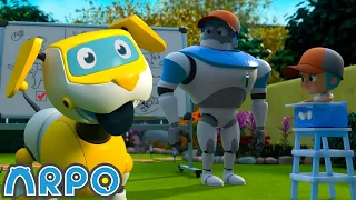 Petbot Training Lessons! | ARPO The Robot | Funny Kids Cartoons | Kids TV Full Episodes