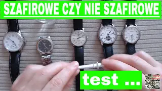 Are You BUYING A WATCH you should know that - a sapphire or mineral watch crystal - test