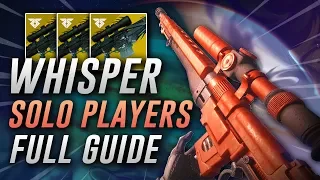 How to Get Whisper of the Worm in Forsaken - A Solo Player's Guide (October 2018)